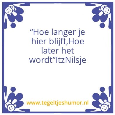 Tegeltje: ItzNilsje