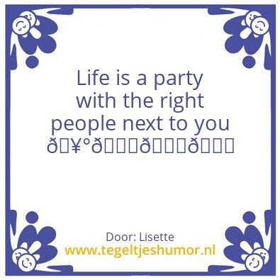 Tegeltje: Love