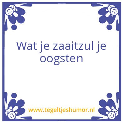 Tegeltje: w
