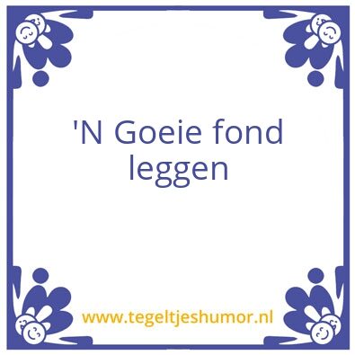 Tegeltje: Moekes tafel