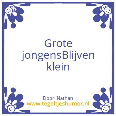 Tegeltje: Nathan