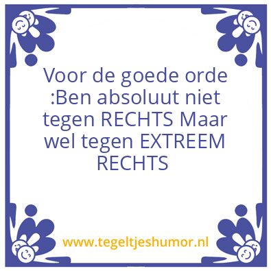 Tegeltje: Rechts b