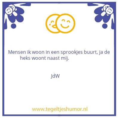 Tegeltje: Heks