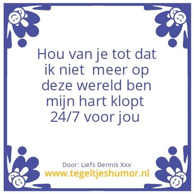 Tegeltje: Liefde voor jou! SABRINA