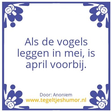 Tegeltje: Wijsheden