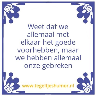 Tegeltje: Ok