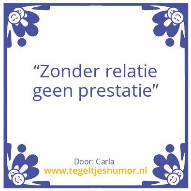 Tegeltje: Carla