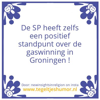 Tegeltje: SP party,