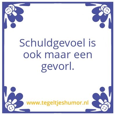 Tegeltje: Grapje