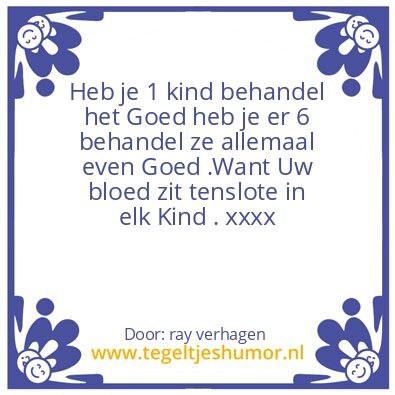 Tegeltje: Kinderen