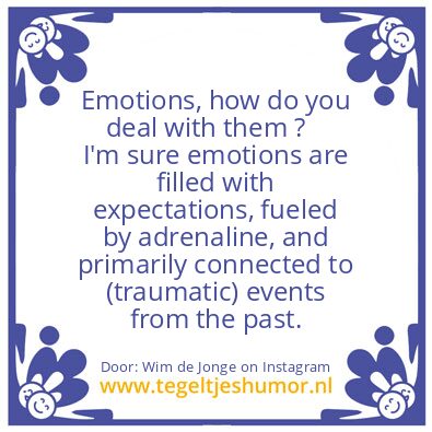 Tegeltje: Emotions 3