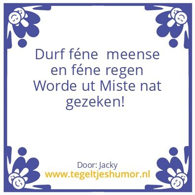 Tegeltje: Waar