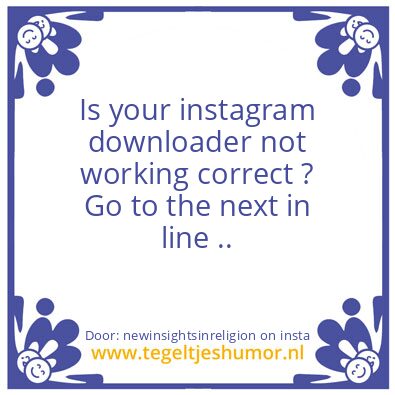 Tegeltje: Go to the next in line ..
