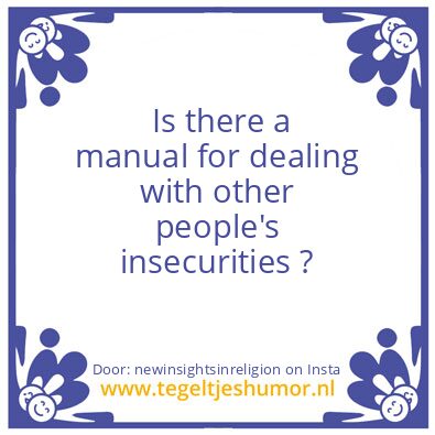 Tegeltje: Why, oh why,