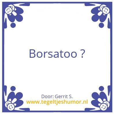 Tegeltje: Ik ben Gerrit.