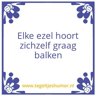 Tegeltje: Dirk Elgersma