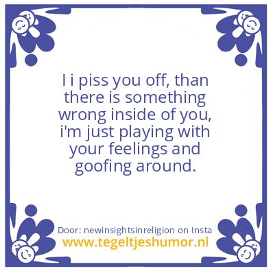 Tegeltje: Is that your winn ?