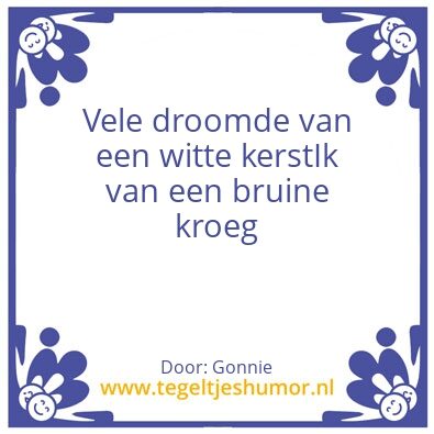 Tegeltje: Droom
