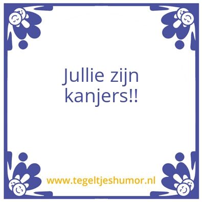 Tegeltje: Toffe collega’s
