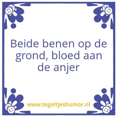 Tegeltje: Tegeltje