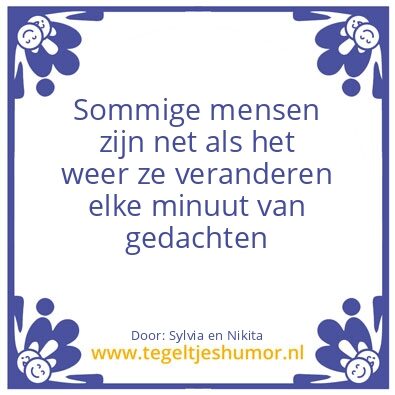 Tegeltje: humor