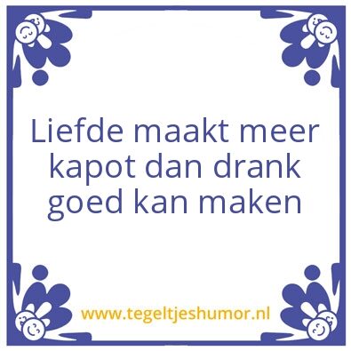 Tegeltje: Liefde