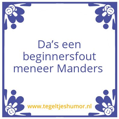 Tegeltje: Tegeltje