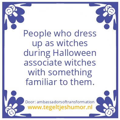 Tegeltje: The devil appeared