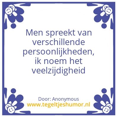 Tegeltje: Anonymous