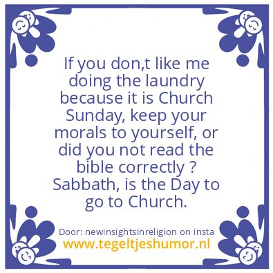 Tegeltje: Morals