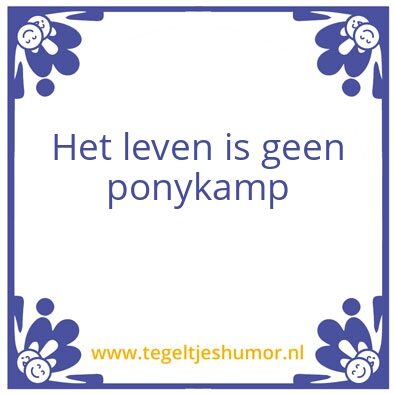 Tegeltje: Spreuk van gister