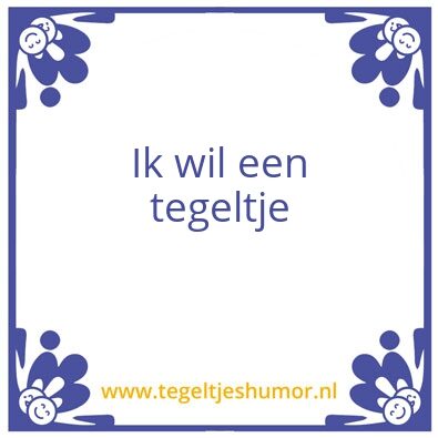 Tegeltje: 1
