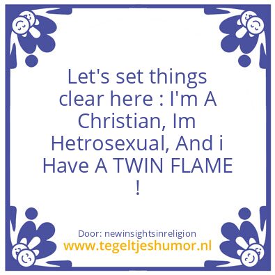 Tegeltje: Straighten things out