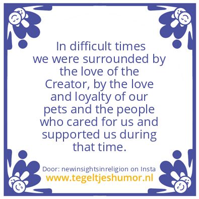 Tegeltje: Today i realized that ..