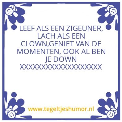 Tegeltje: Bday