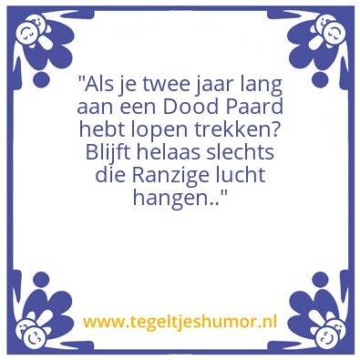 Tegeltje: Levenswijsheid