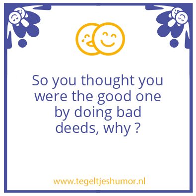 Tegeltje: deeds