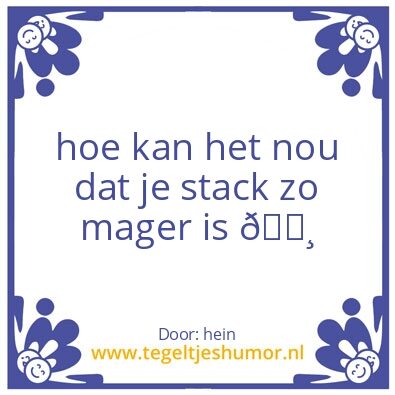 Tegeltje: money