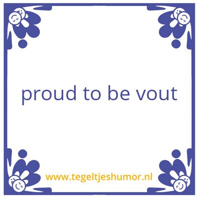 Tegeltje: fout