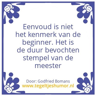 Tegeltje: citaat bomans
