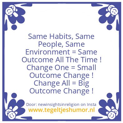 Tegeltje: Change ?