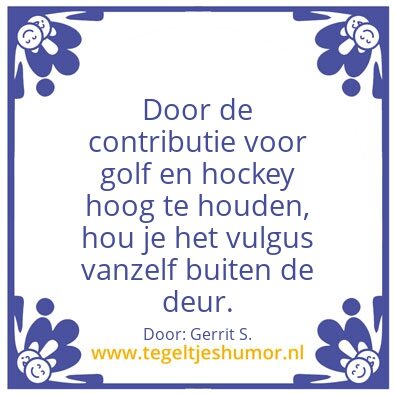Tegeltje: Ik ben Gerrit.