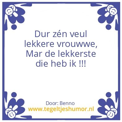 Tegeltje: vrouwwe