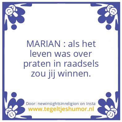 Tegeltje: Good relationships ..