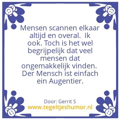 Tegeltje: Ik ben Gerrit