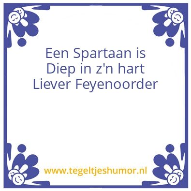 Tegeltje: suppoters gein