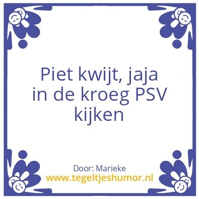 Tegeltje: Piet