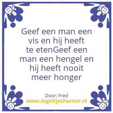 Tegeltje: vis