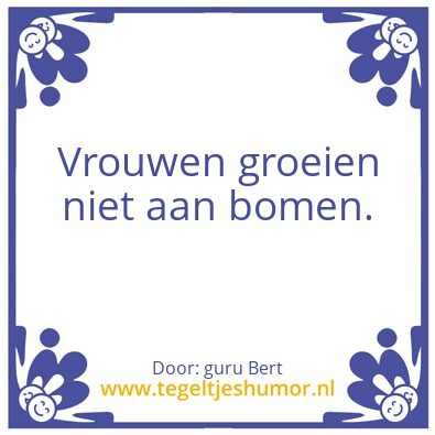 Tegeltje: veouwen