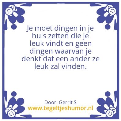 Tegeltje: Ik ben Gerrit